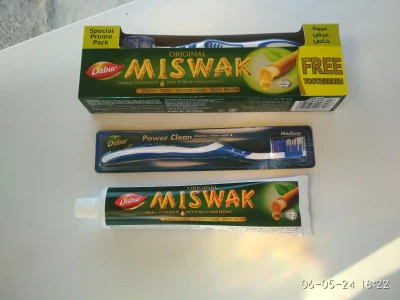 Зубная паста Miswak 190g +Зубная щётка — миниатюра 1