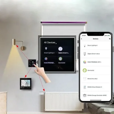 Смарт панель управления умным домом Zigbee и WiFi — миниатюра 4