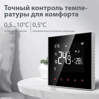 Умный термостат Zigbee — миниатюра 6