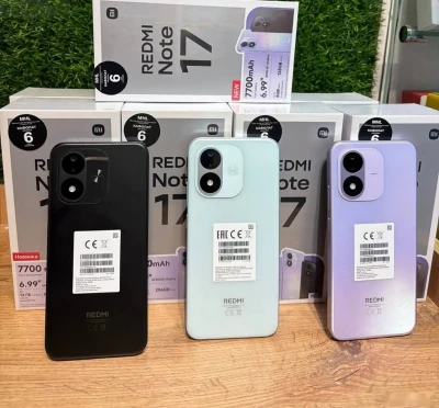 Xiaomi Redmi Note 17 8+4/256Gb black 7700мач — миниатюра 1