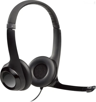 Проводная компьютерная гарнитураLogitech H390 — миниатюра 1