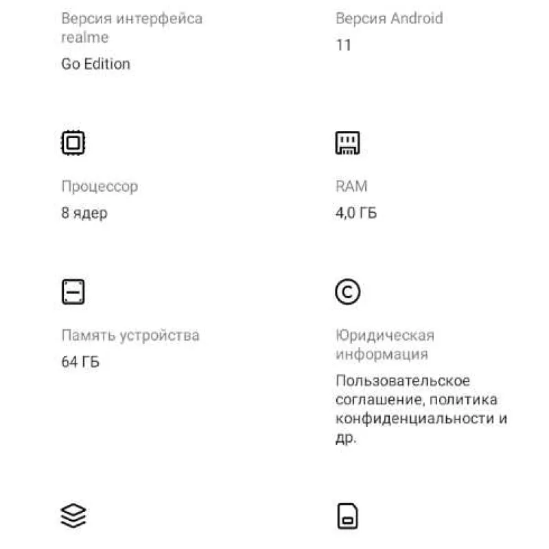 Realme c30 4 gb
