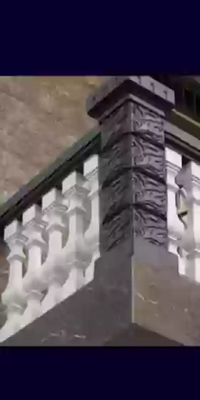 Бетонная балясины