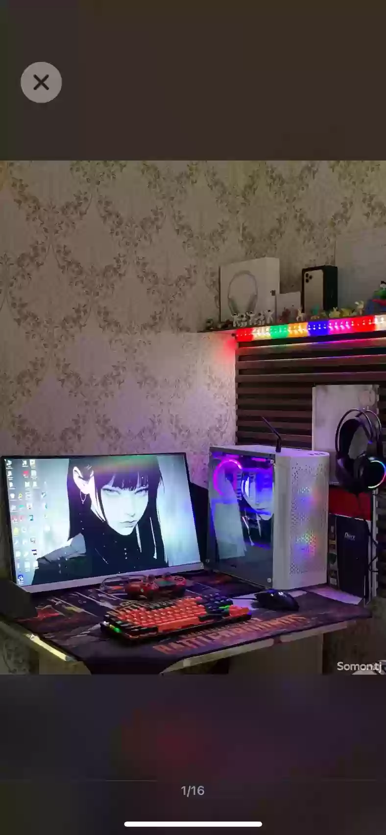 Мощный игровой компьютер Intel core i5 12400f GTX 1660 ti 6gb RAM