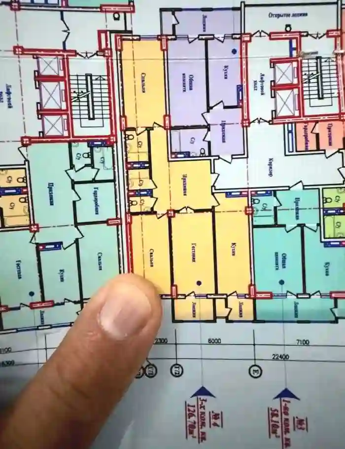 3-к квартира, 9 этаж, 127 м², Исмоил Сомони