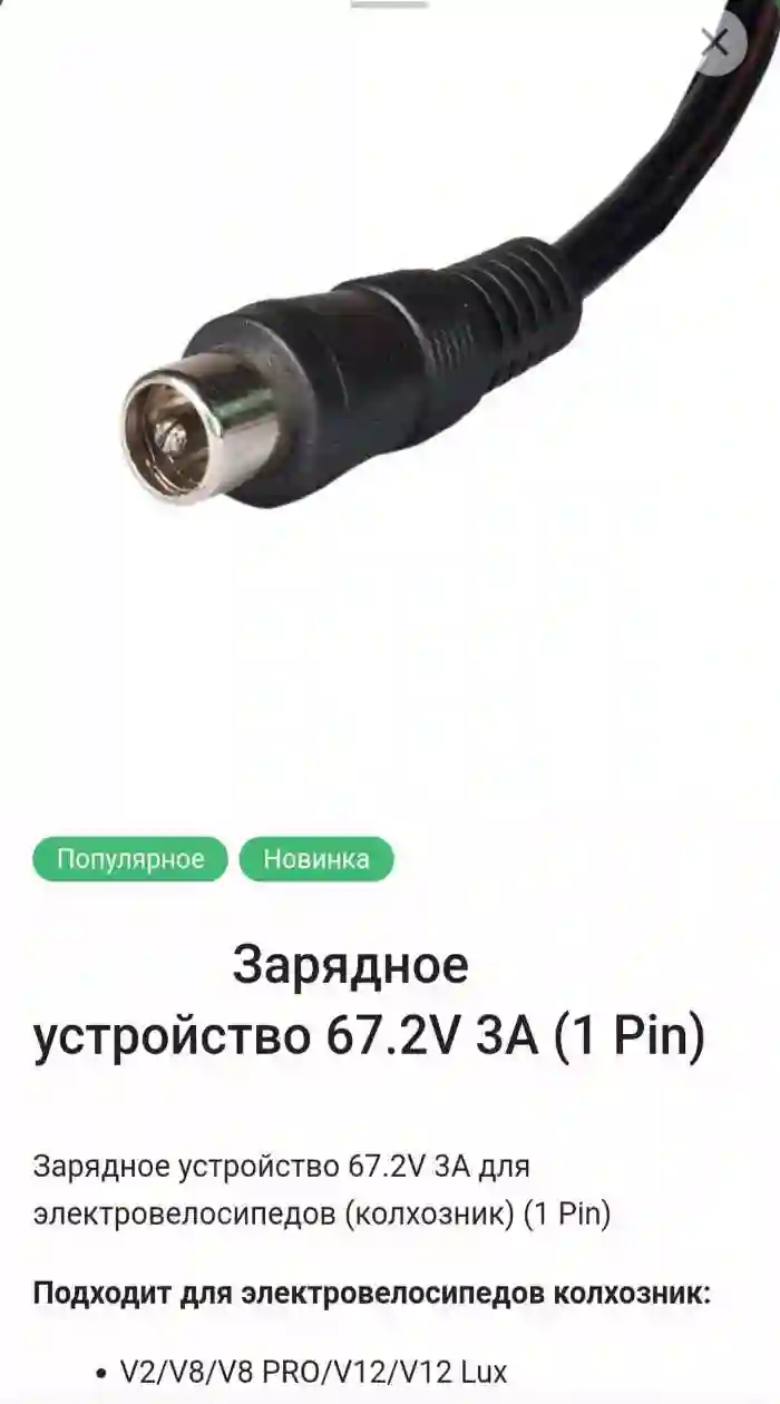 Зарядное устройство для электровелосипедов