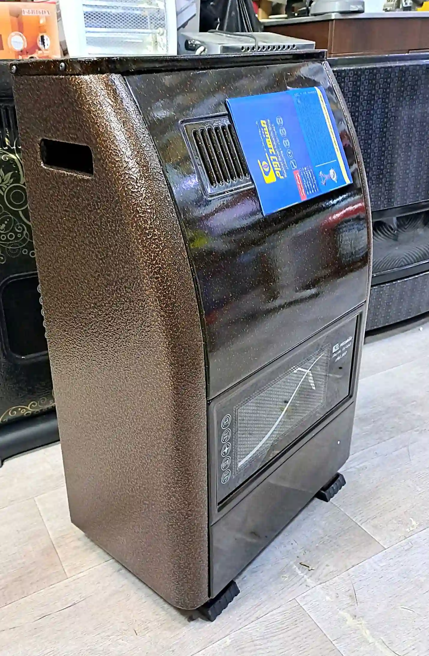 Камин с газ баллон жижиной
