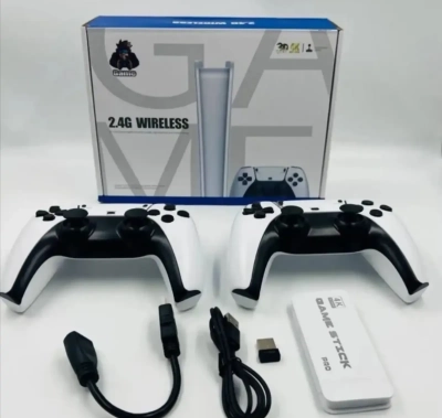 Игровая приставка ретро консоль для телевизора Game Stick 64Gb, 20000 игры