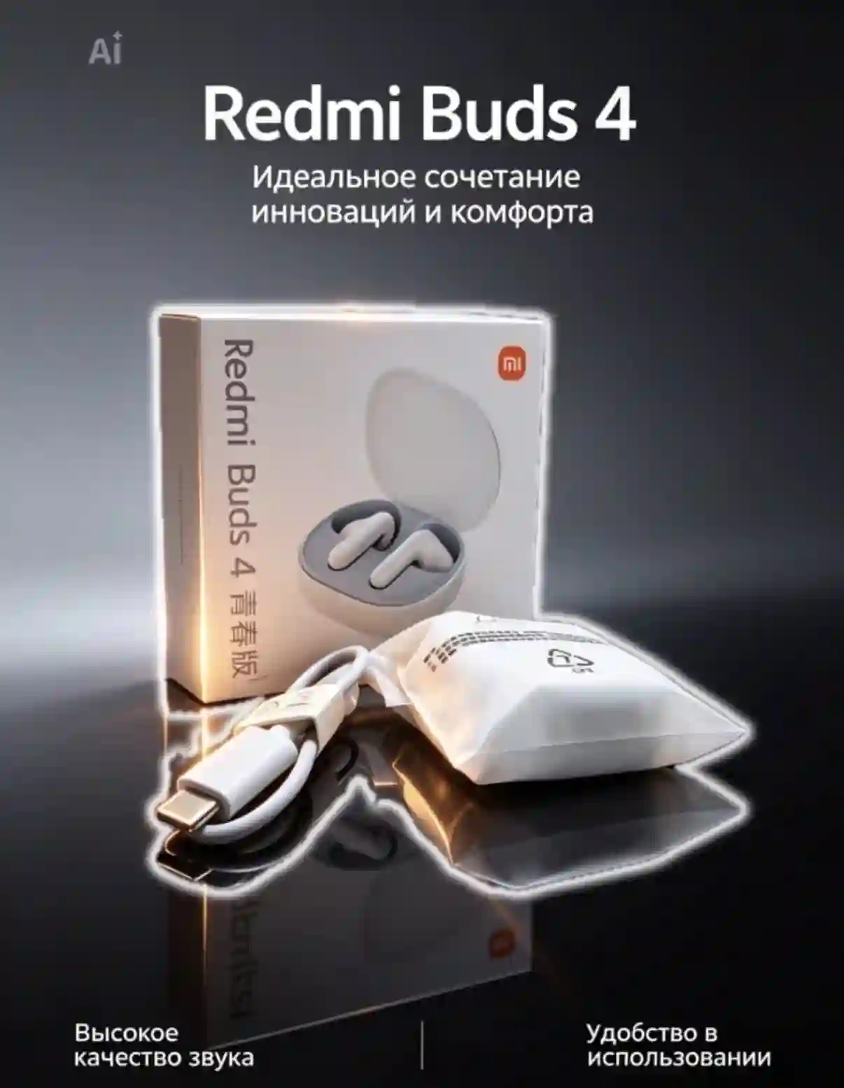Беспроводные наушники Xiaomi Redmi AirDots Pro
