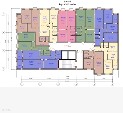 2-комн. квартира, 8 этаж, 61 м², Рудаки — миниатюра 2