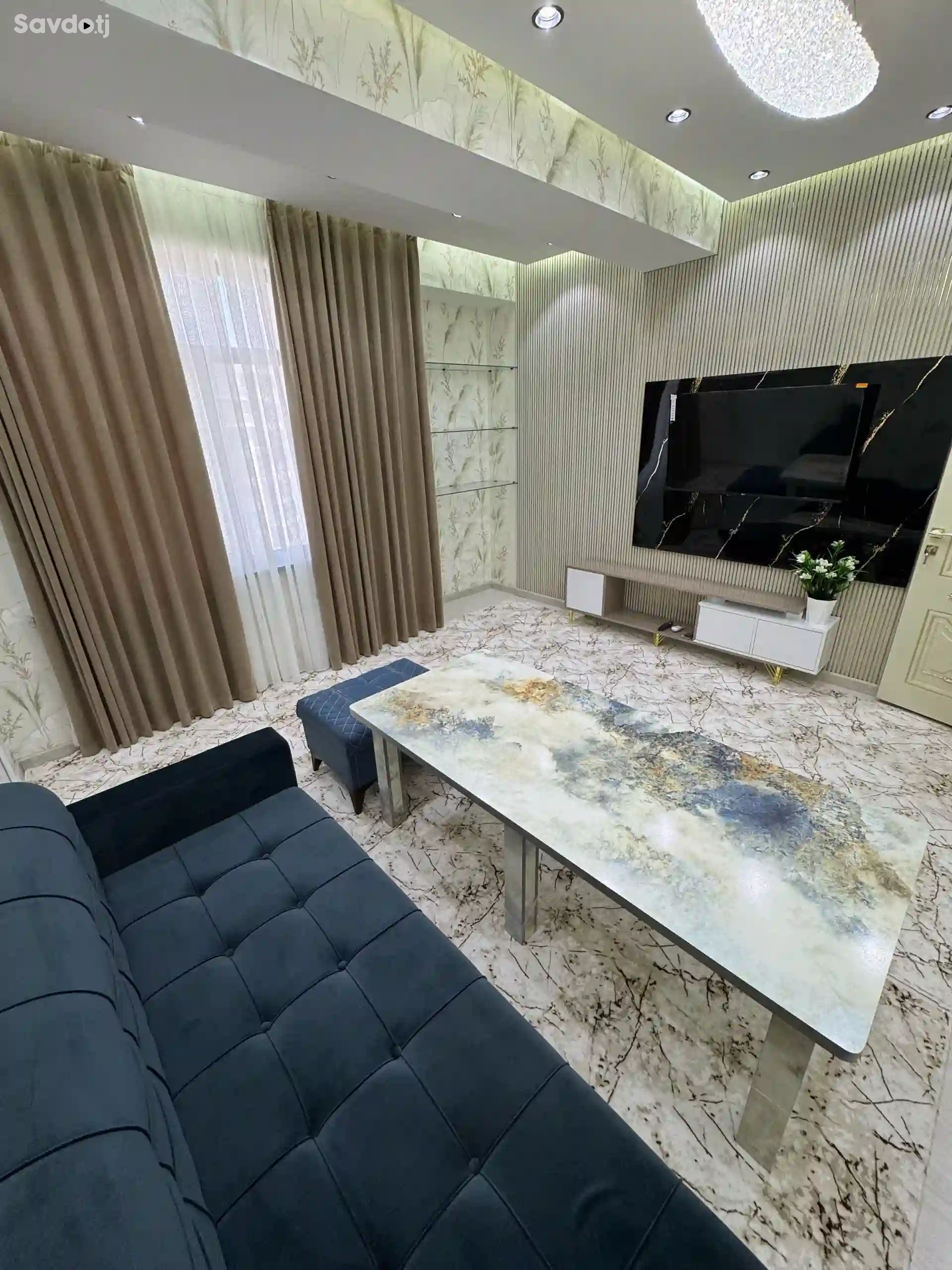 2-к квартира, 10 этаж, 55 м², Исмоили Сомони — миниатюра 2
