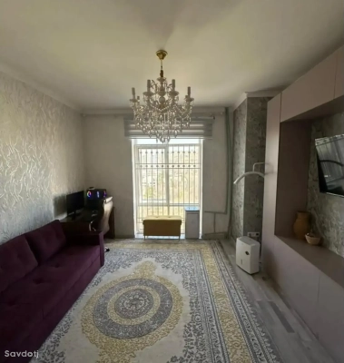 3-комн. квартира, 14 этаж, 85м², Сомони — миниатюра 1