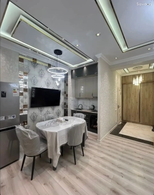 2-комн. квартира, 9 этаж, 70м², Сомони — миниатюра 2