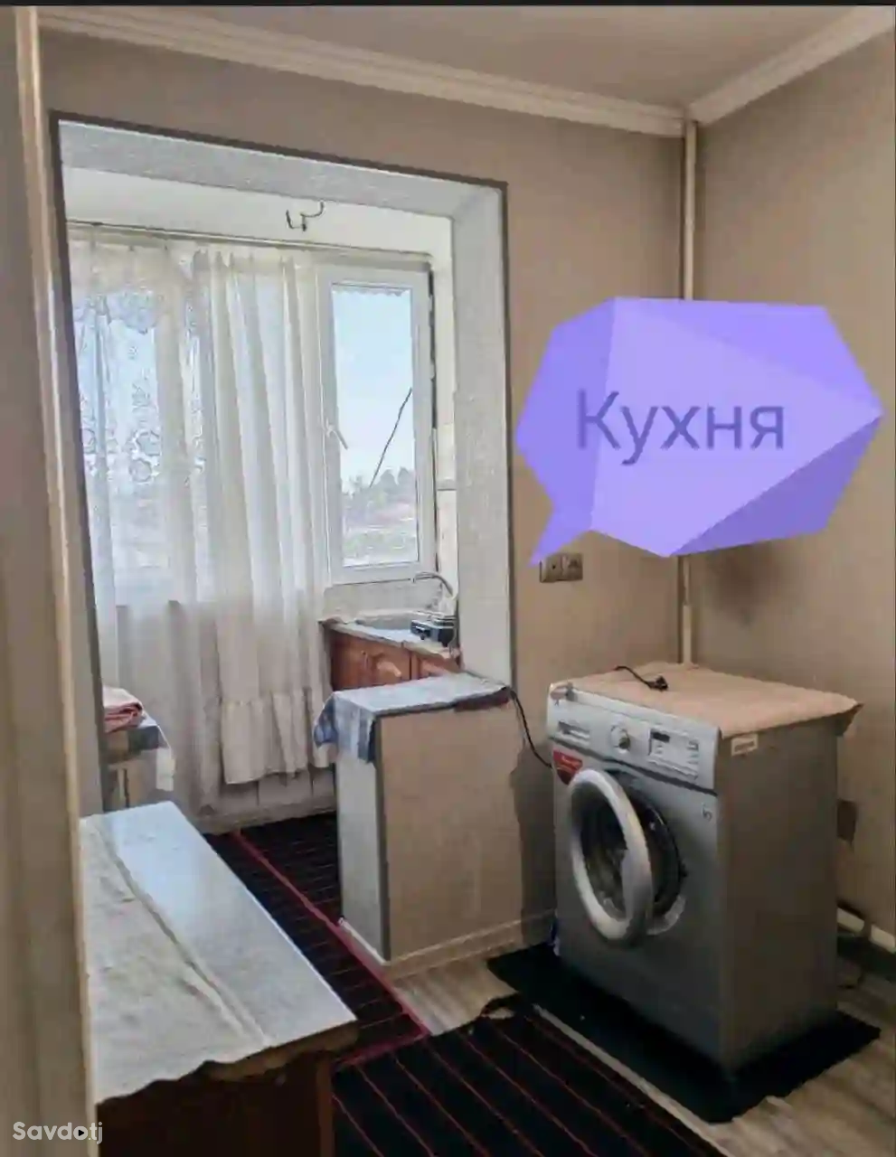2-к квартира, 4 этаж, 65 м², Сино