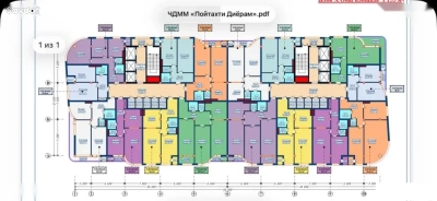 2-комн. квартира, 15 этаж, 72 м², Сомони, Ашан