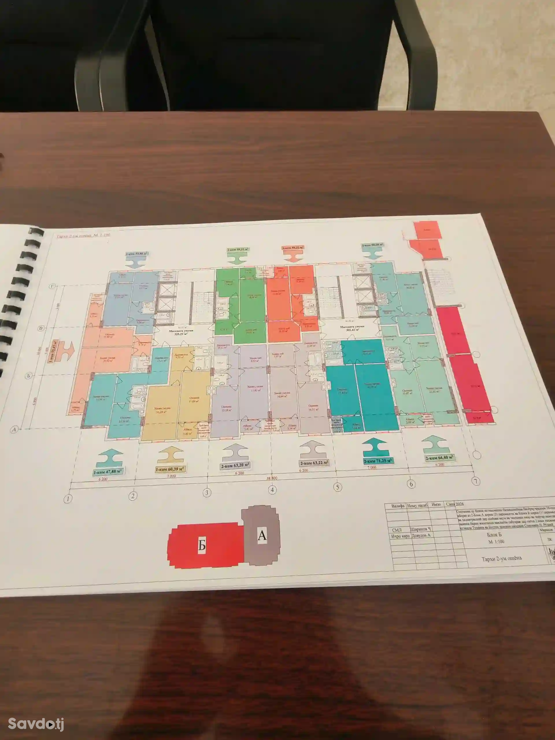 2-к квартира, 7 этаж, 60 м², Рудаки