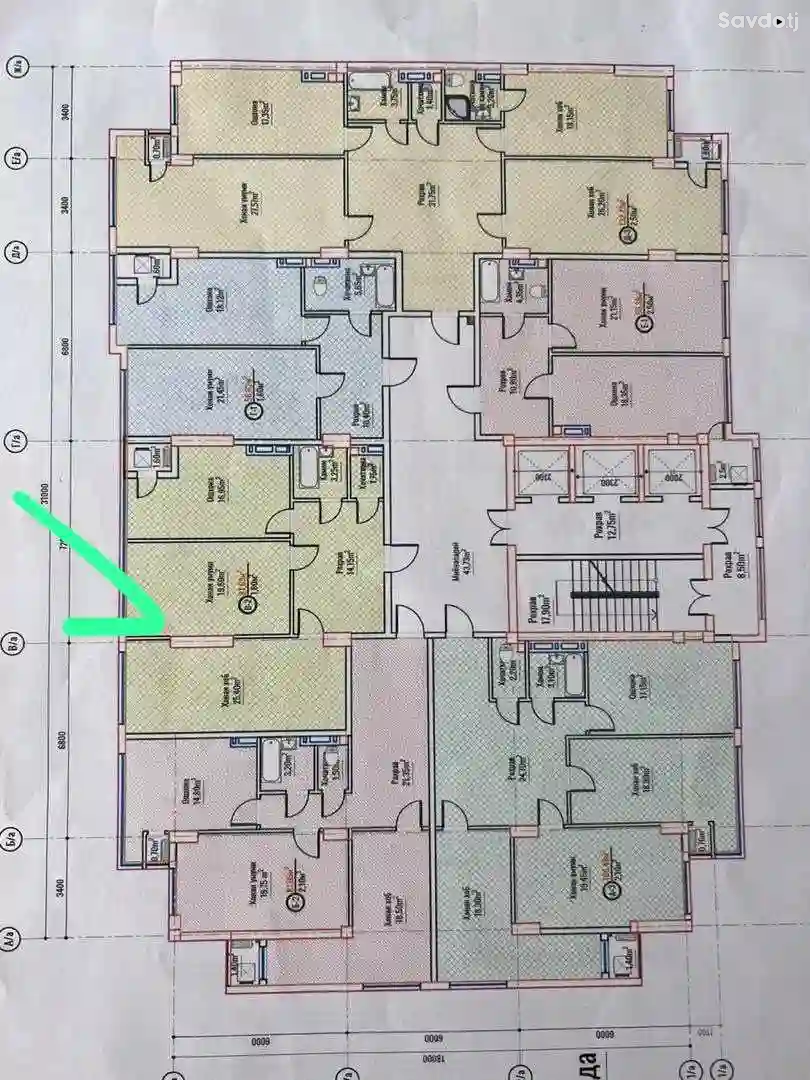 2-к квартира, 5 этаж, 85 м², Профсоюз, Ёвар