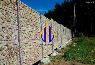 Еврозабор бетонный 2.5м