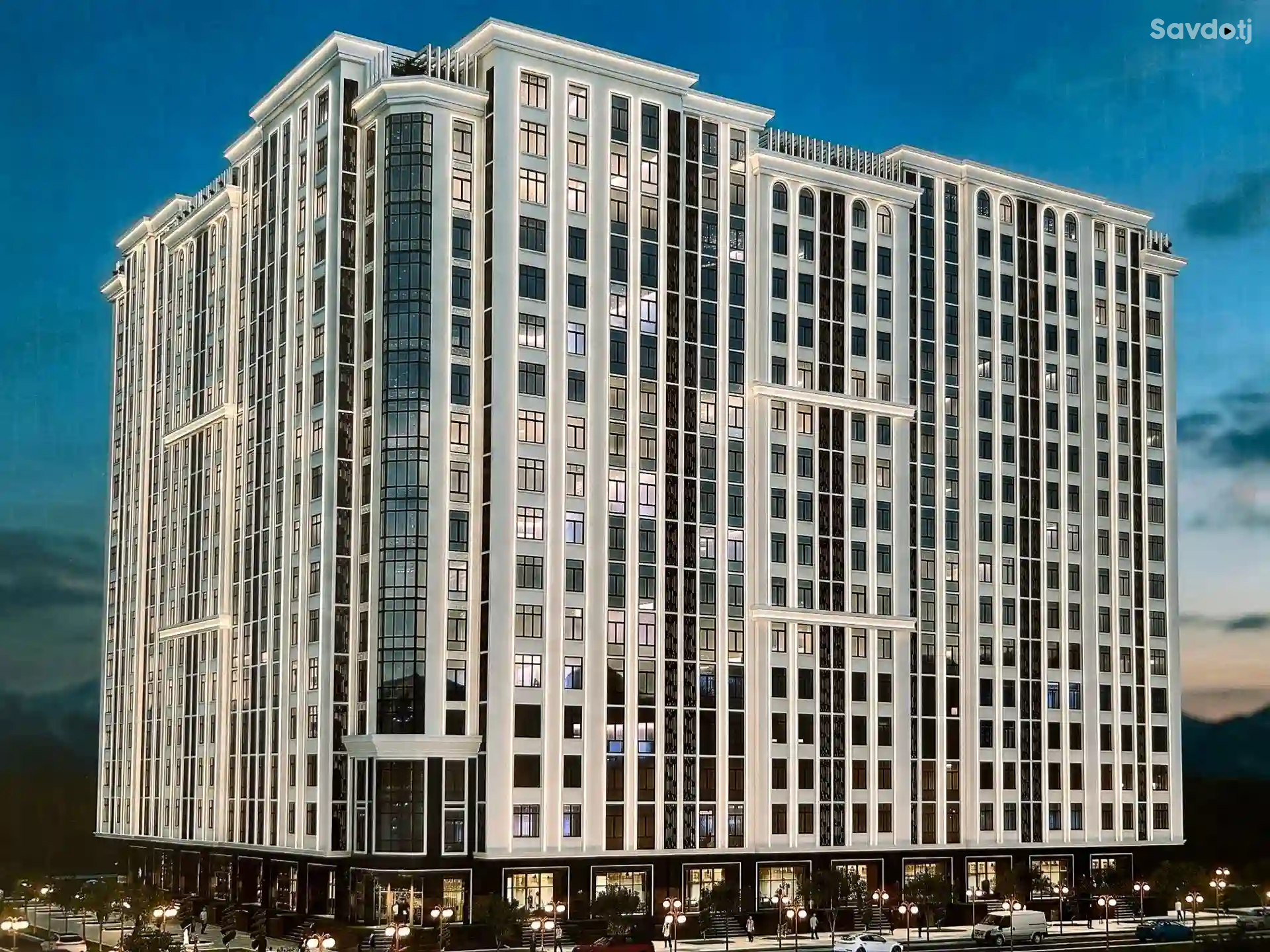2-к квартира, 15 этаж, 53 м², Рудаки