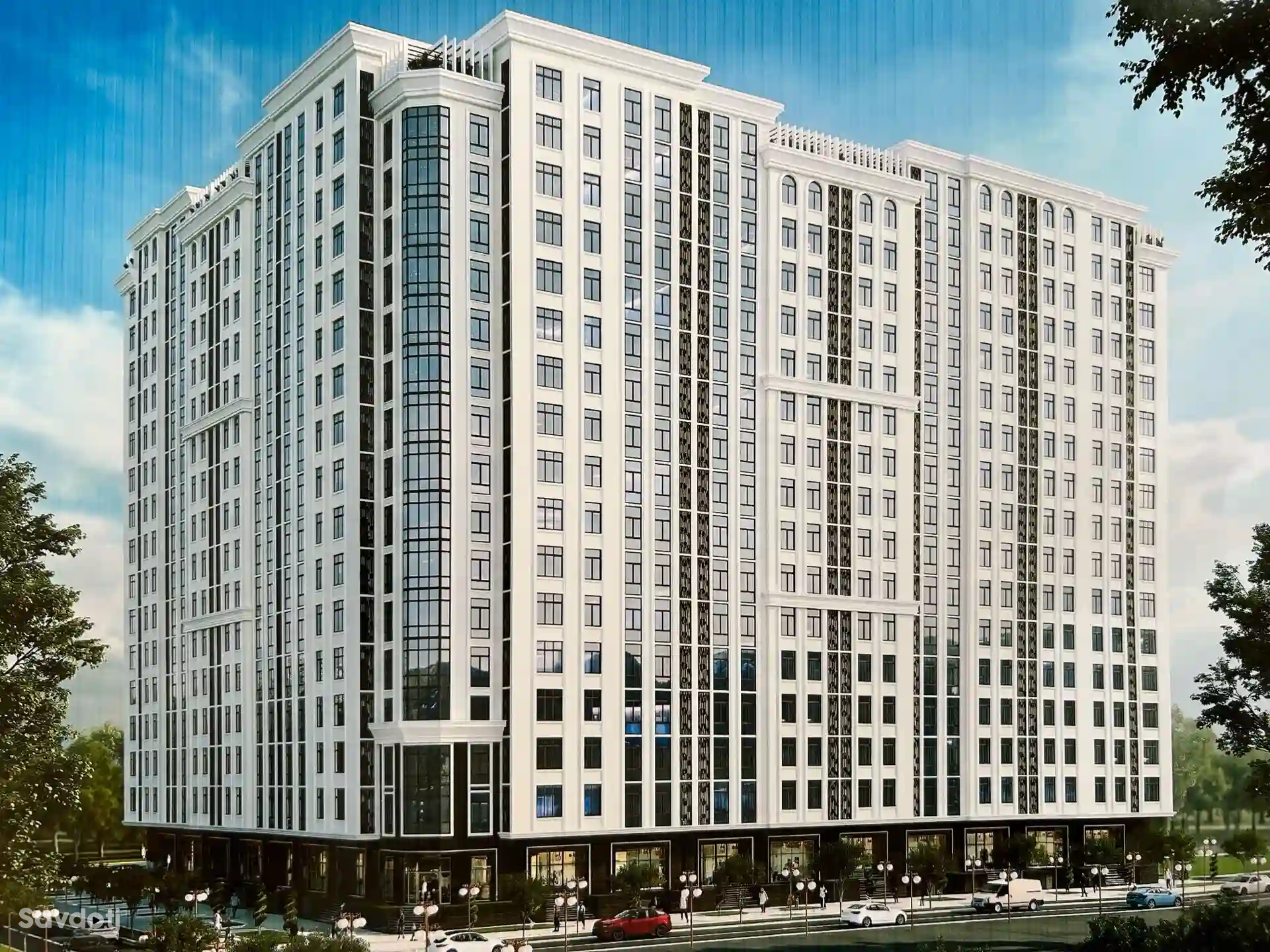 2-к квартира, 15 этаж, 53 м², Рудаки