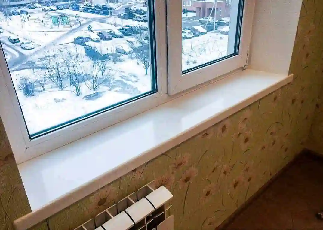 Подоконники из искусственного и кварцевого камня 