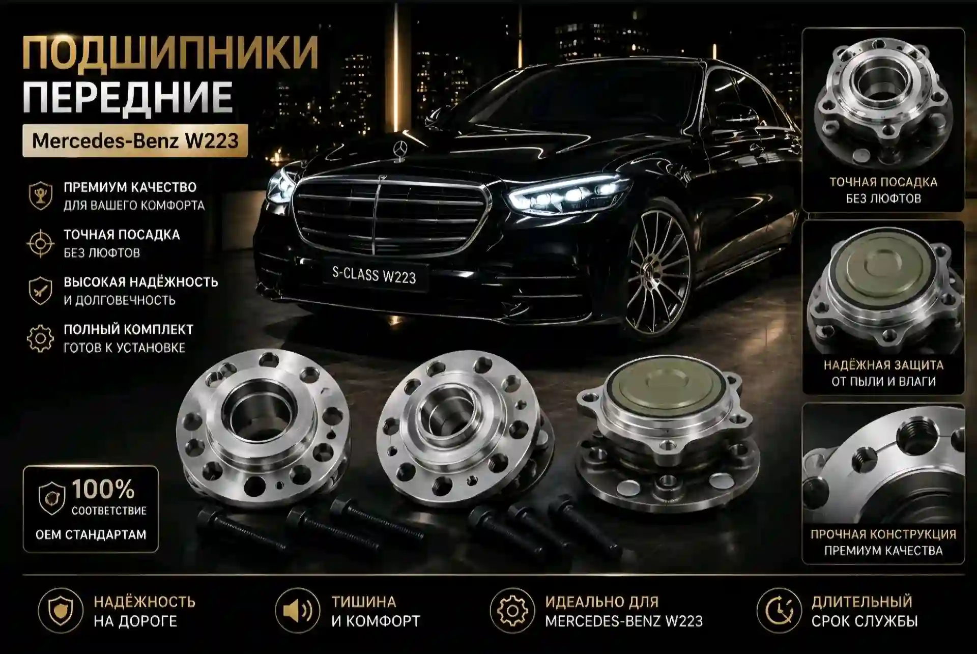 Запчасти от мерседеса и БМВ
