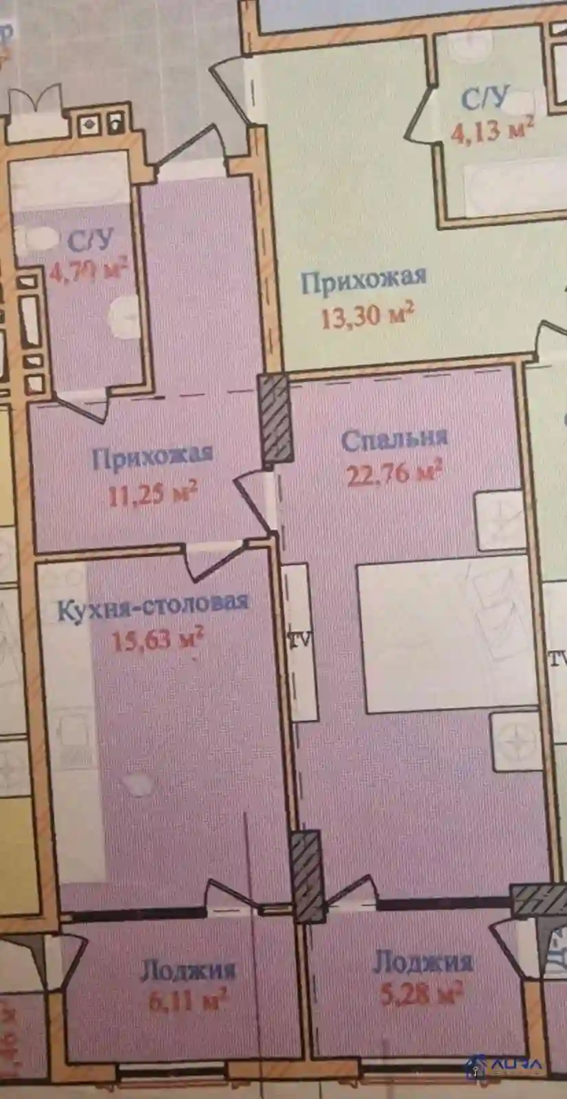 3-к квартира, 8 этаж, 80 м², И Сомони