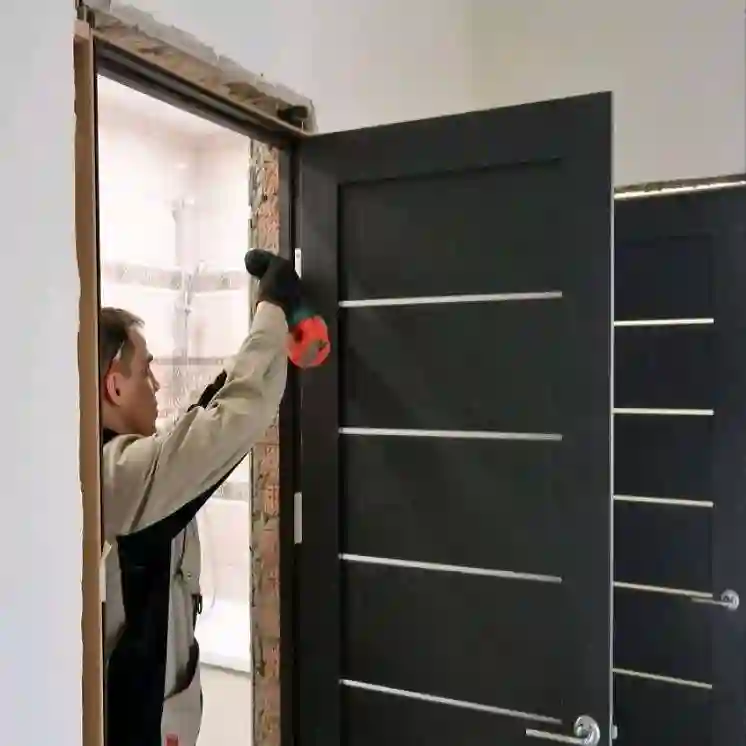 Установка дверей — миниатюра 3