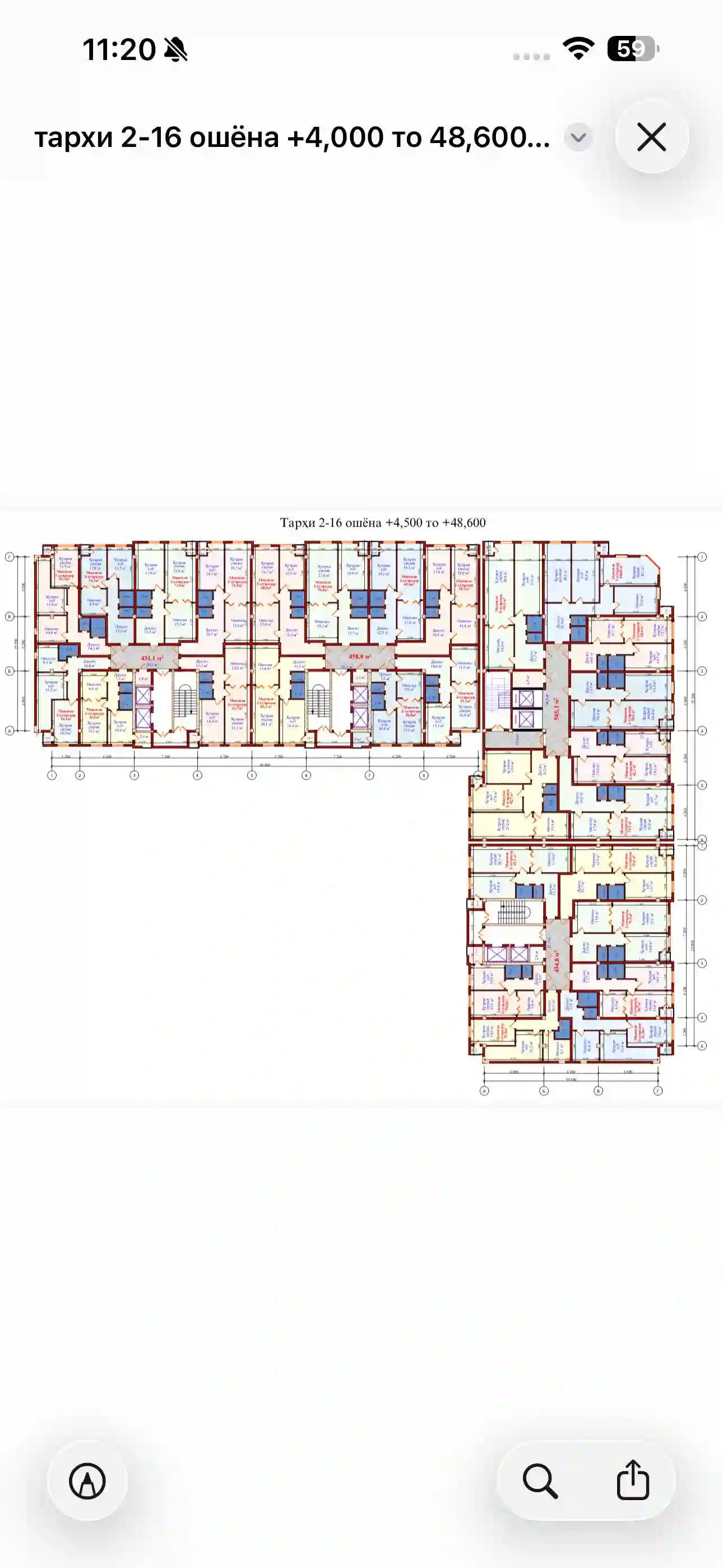 1-к квартира, 7 этаж, 4 м², Рудаки — миниатюра 3