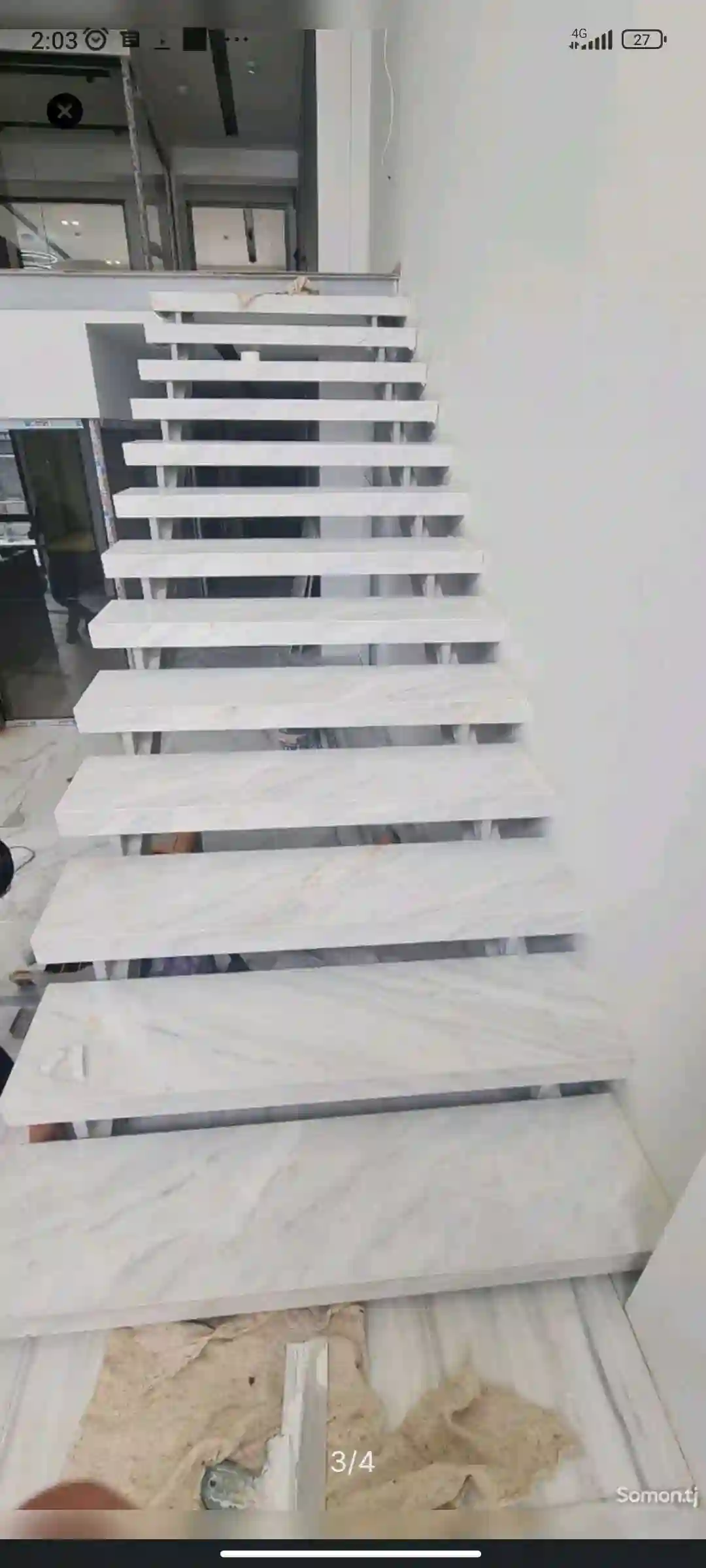 Столешница из натурального мрамора