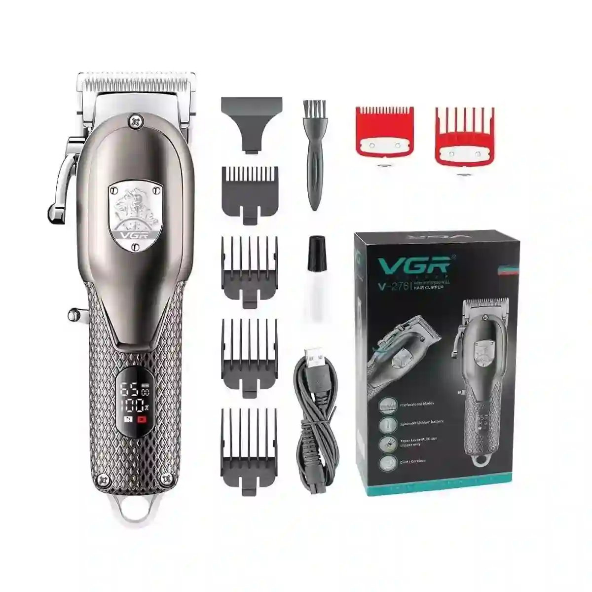 Машинка барои мӯйсартарошӣ VGR V-276 Professional 