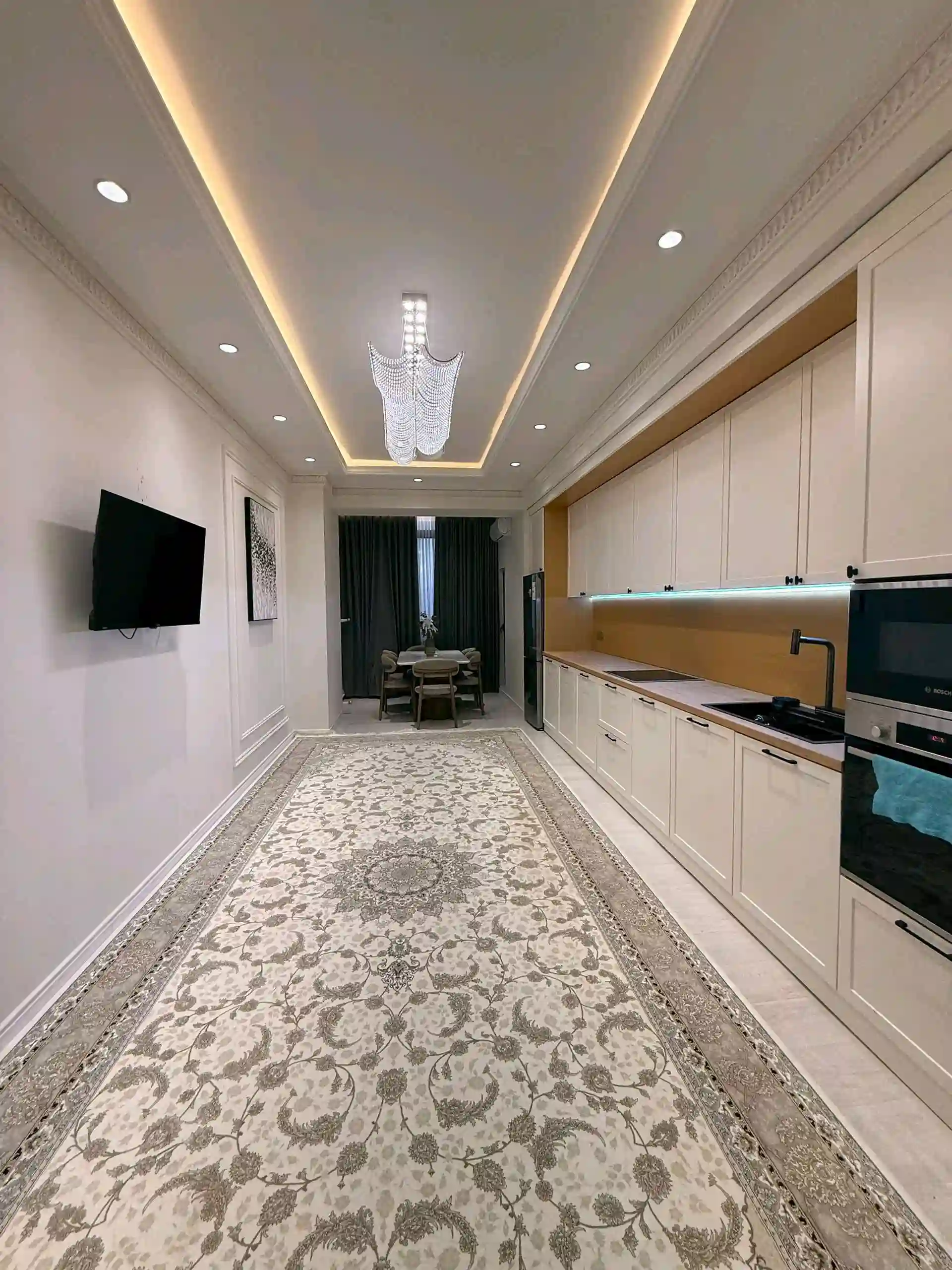 3-к квартира, 16 этаж, 129 м², Хилтон