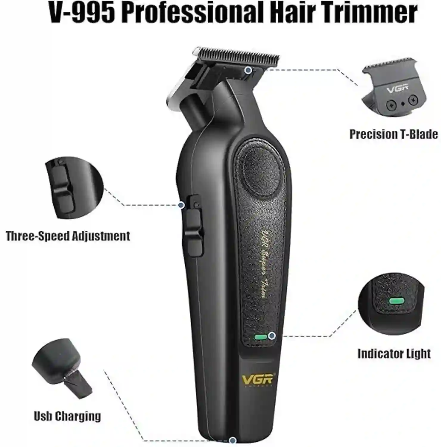 Триммер ва мошинчаи ришгирии VGR V-995