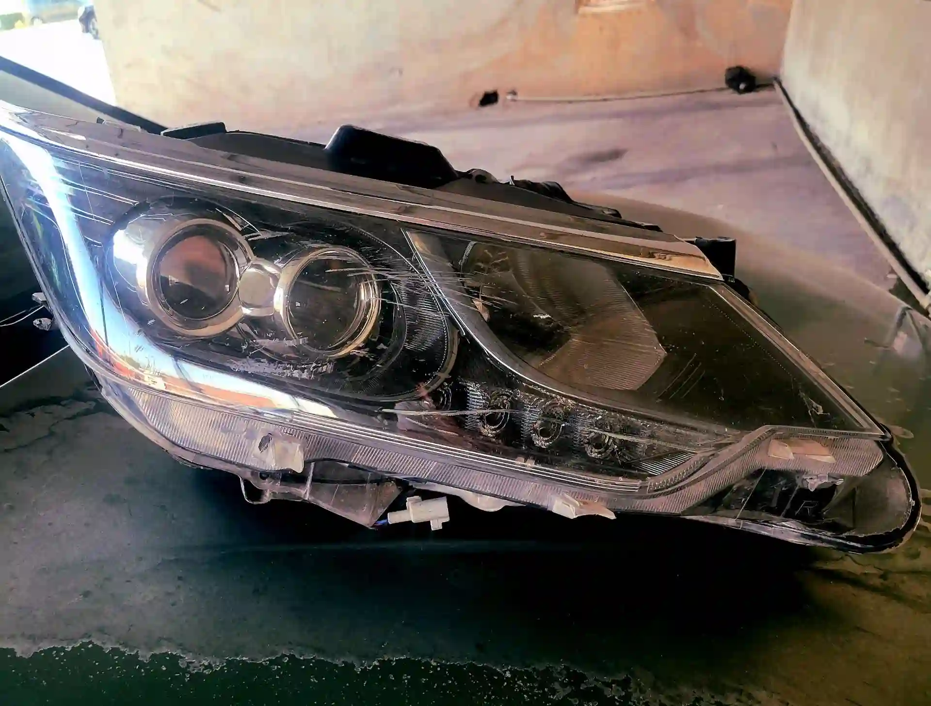 Фары от таёта кемри 5 2017-2018 2лупага