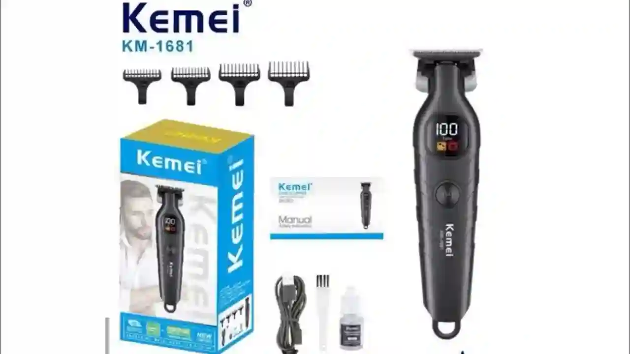 Машинка барои ислоҳи риш ва соч — Kemei KM-1681