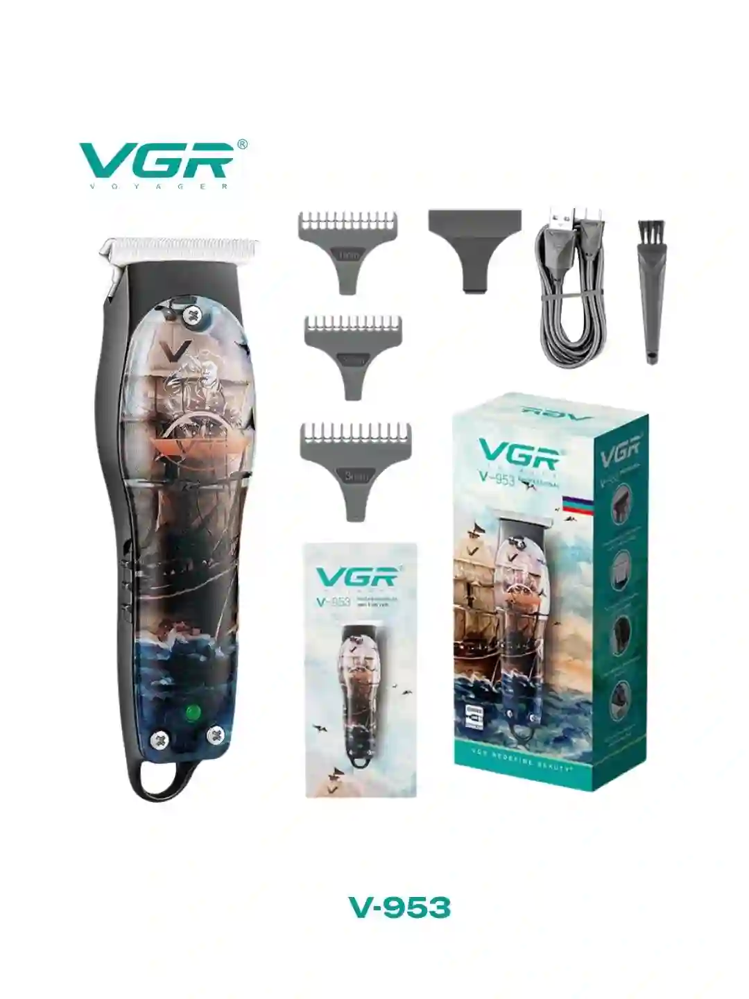 Машинка барои тарошидани соч ва риш – VGR V-953