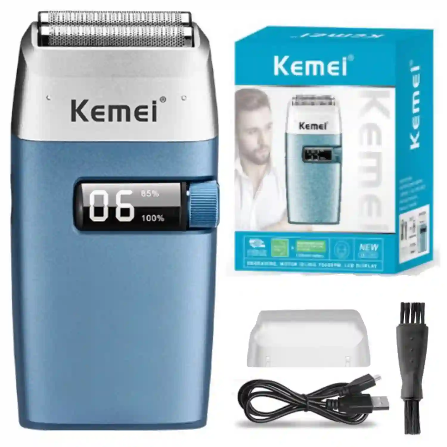 Kemei KM-3385 — мошини риштарошии электронии касбӣ — миниатюра 5