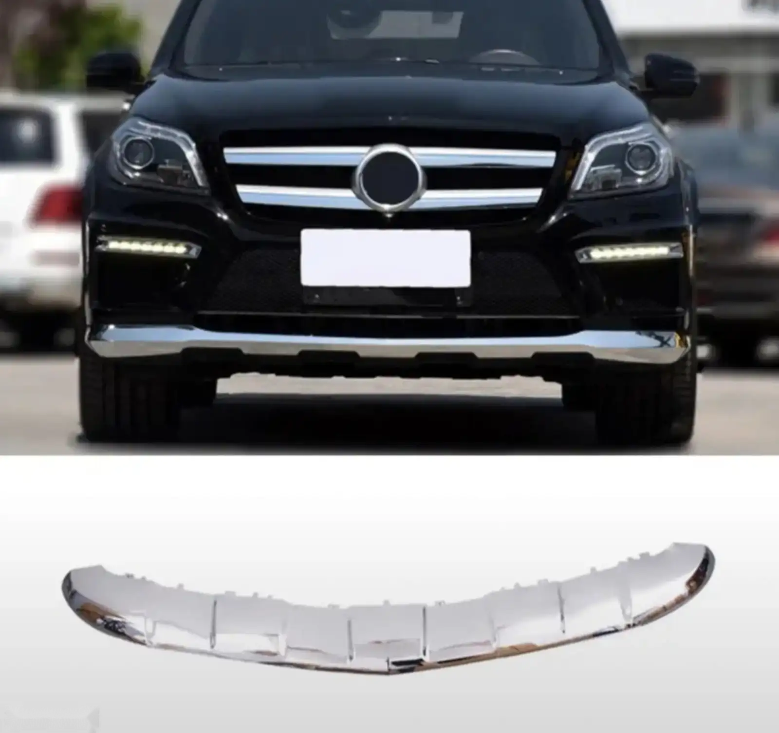 Молдинг переднего бампера Mercedes Benz GL166 — миниатюра 1