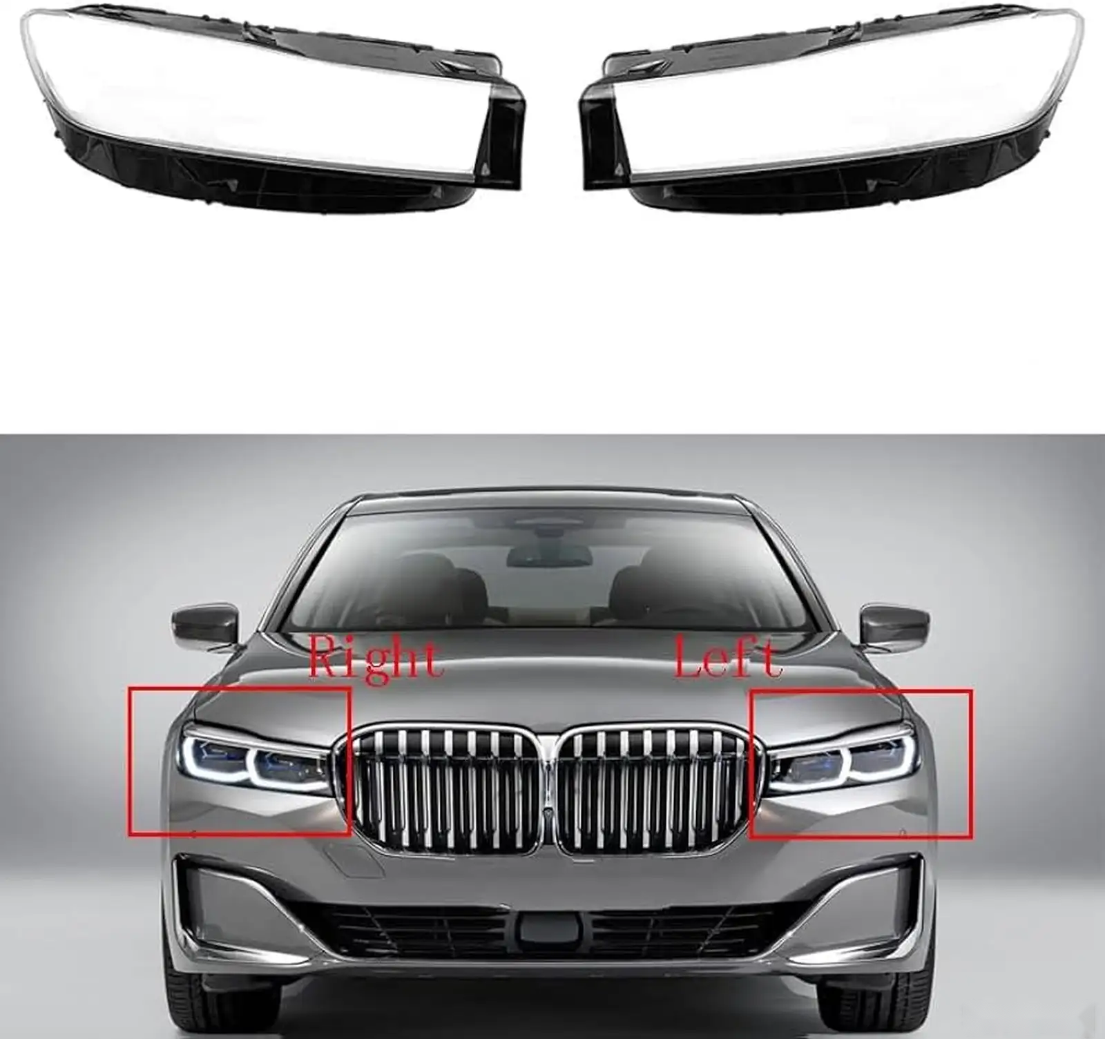 Стекло фар для BMW 7-й серии G11 -12 — миниатюра 1