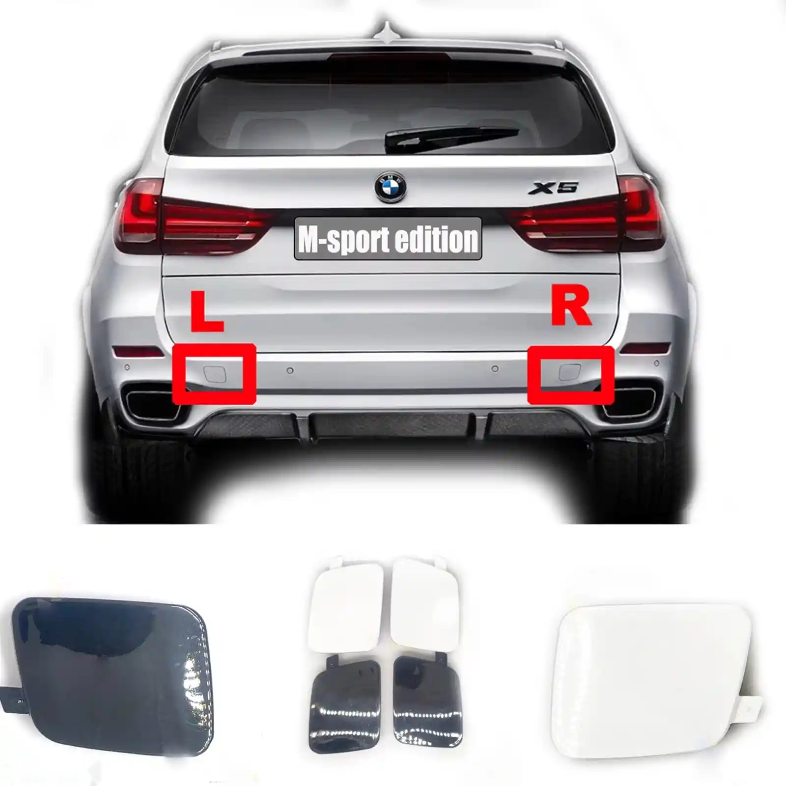 Крышка буксировки заднего бампера BMW X5 F15 M — миниатюра 1