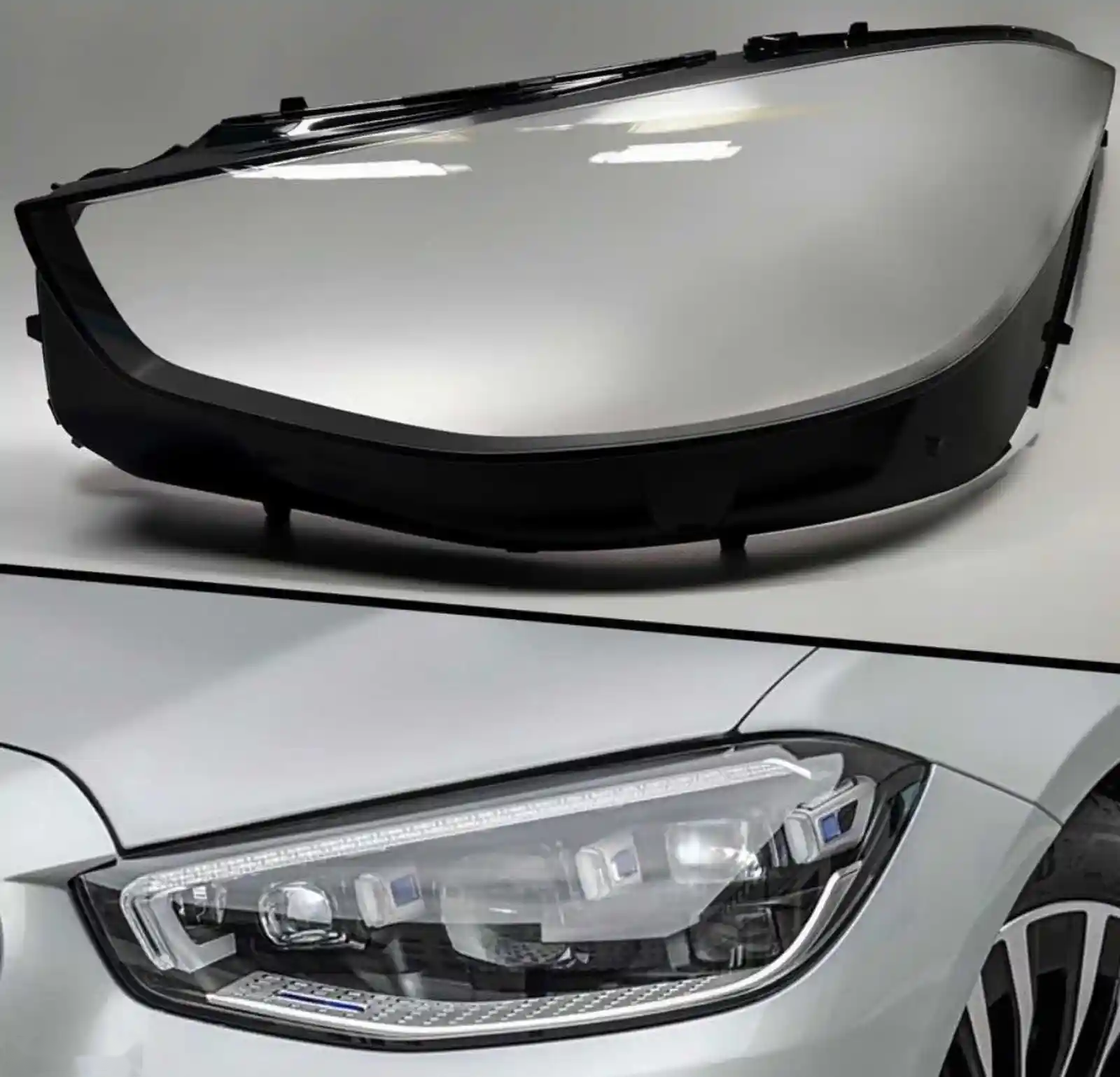 Стекло фары Mercedes S W223 — миниатюра 1