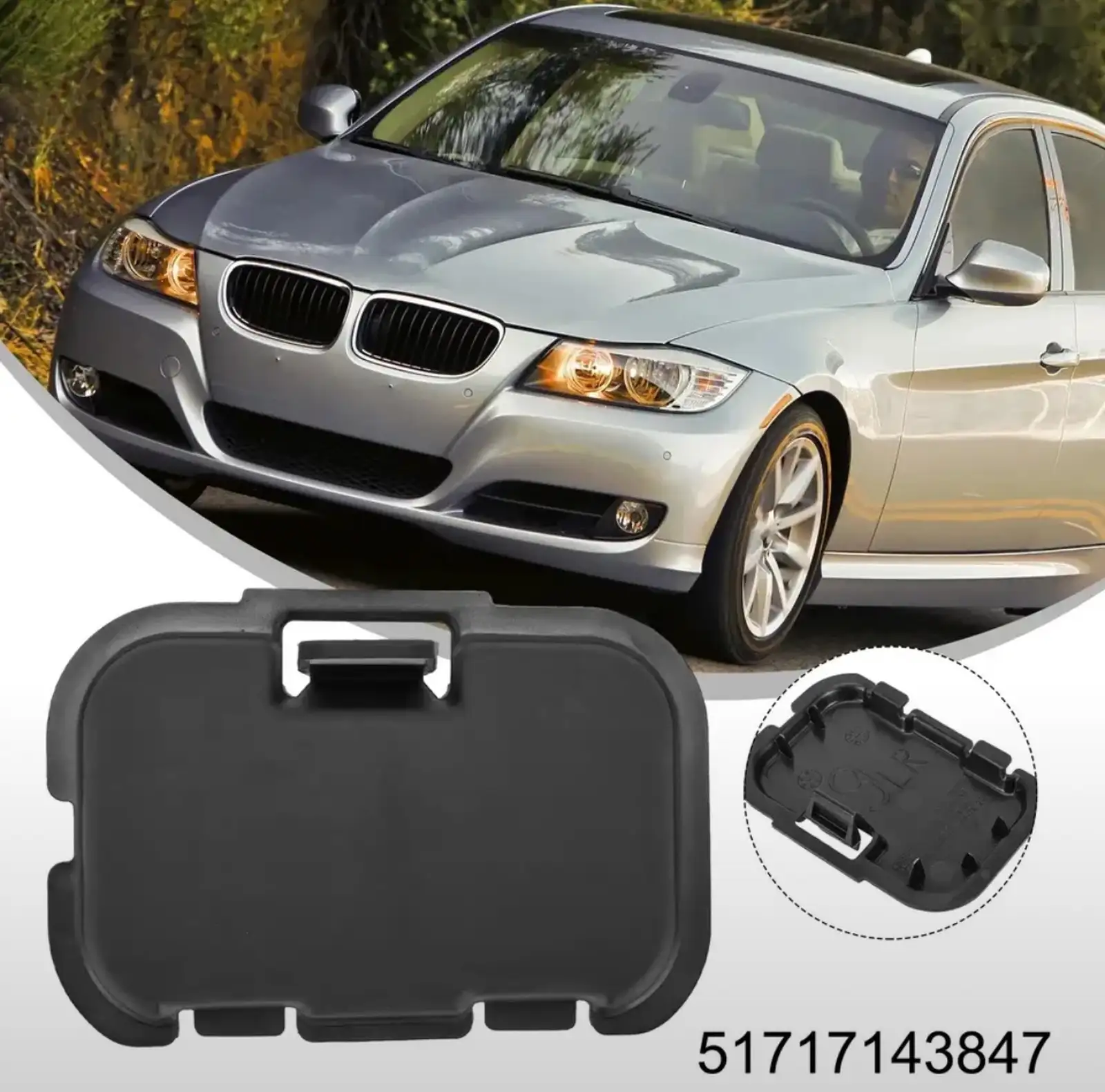 Крышка подкрылника bmw e90 — миниатюра 1