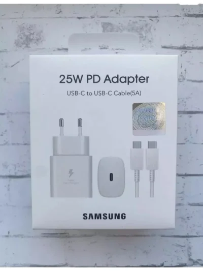 Зарядкаи аслии Samsung 25W PD Adapter Super Fast Charging
