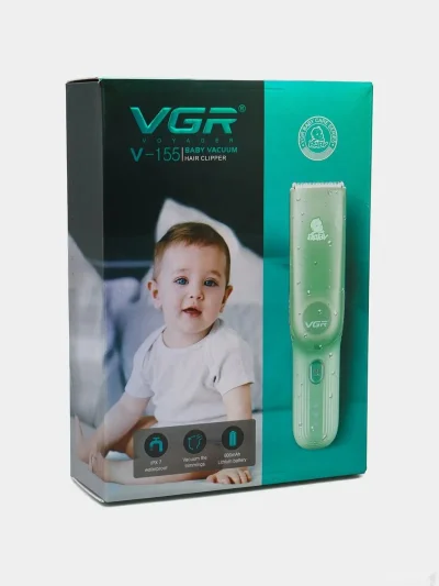 Машинкаи мӯйсаргирии кӯдаконаи VGR V-155 Baby Hair Clipper