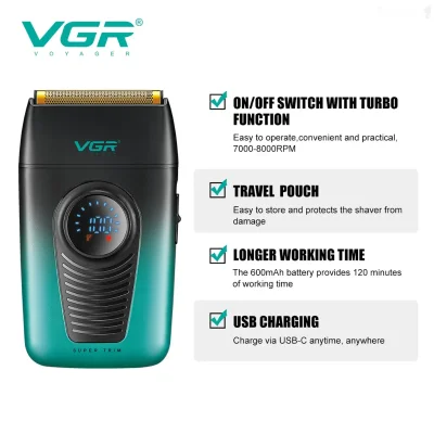Шейвери касбии VGR V-396 AFA Edition Сифати аъло ва дизайни муосир