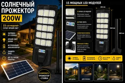 Прожектор Солнечный — миниатюра 2