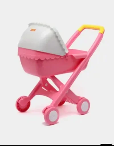Игрушечная коляска для куклы — миниатюра 1