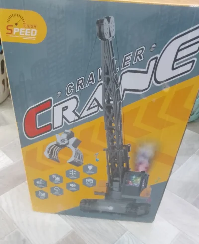 Кран игрушечный радиоуправляемый — миниатюра 3