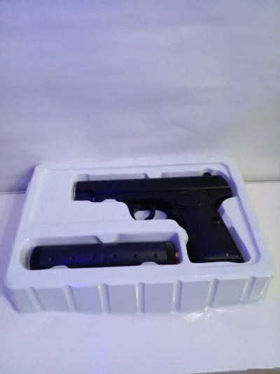 Игрушка пистолет железный к-112s — миниатюра 3