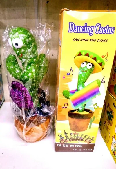 Кактус танцующий игрушка — миниатюра 1